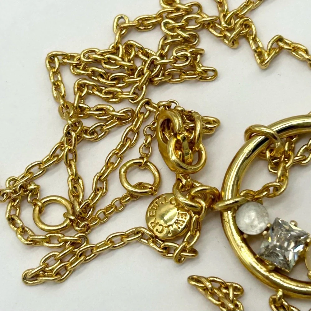 J. Crew Jeweled Hoops Drop Necklace